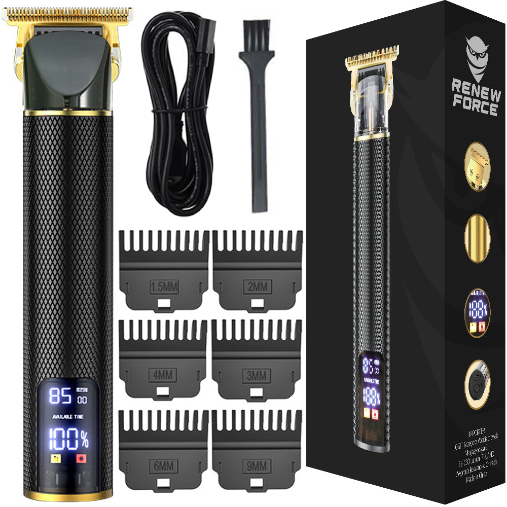 Aparat de tuns barba cu acumulator, trimmer pentru barba sau par cu accesorii incluse, model AVX-WT-YYT-36-1 Aparat de tuns barba cu acumulator, trimmer pentru barba sau par cu accesorii incluse, model AVX-WT-YYT-36-1